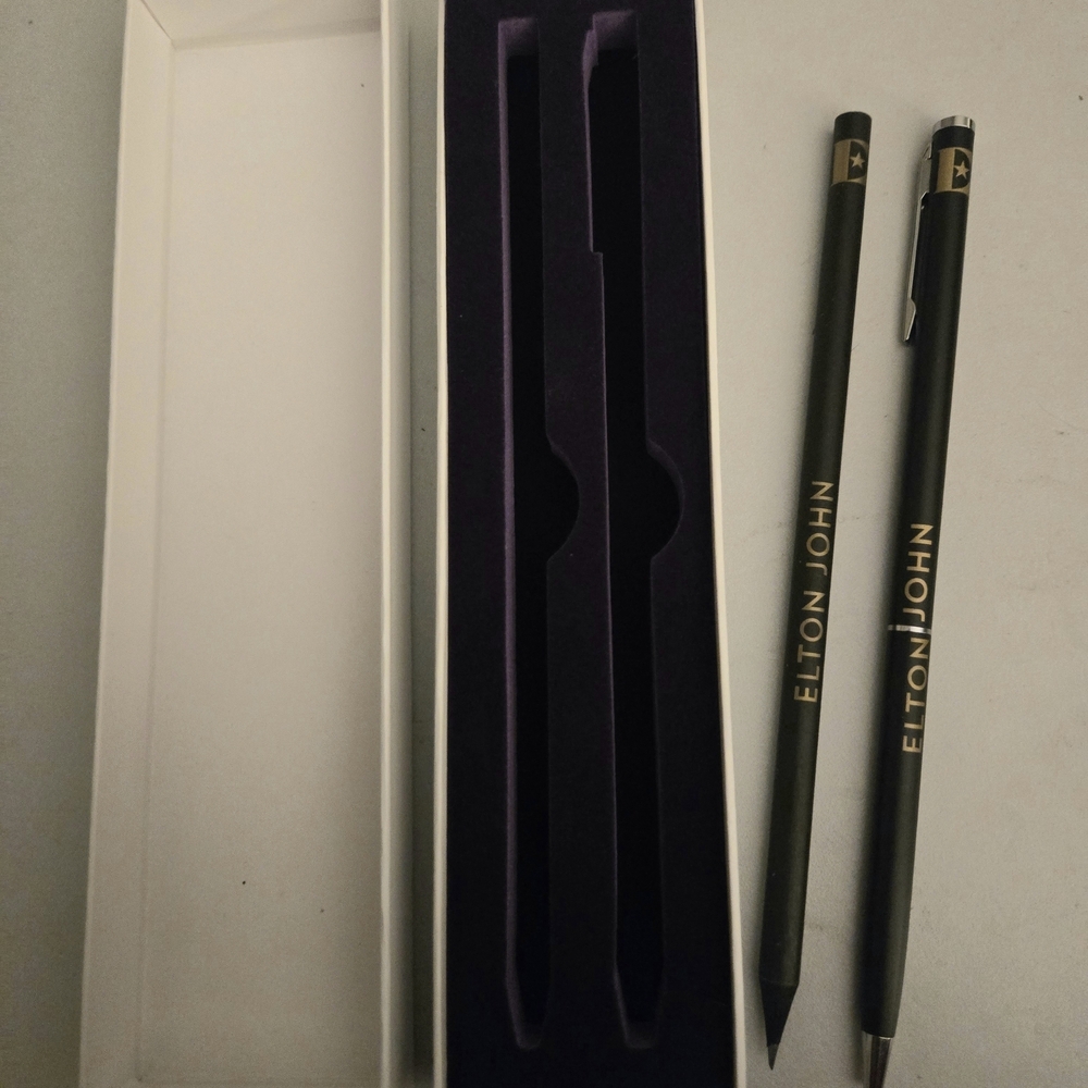 Elton John Pen And Pencil Set Given To VIPs "Farewell Yellow Brick Road" Tour
